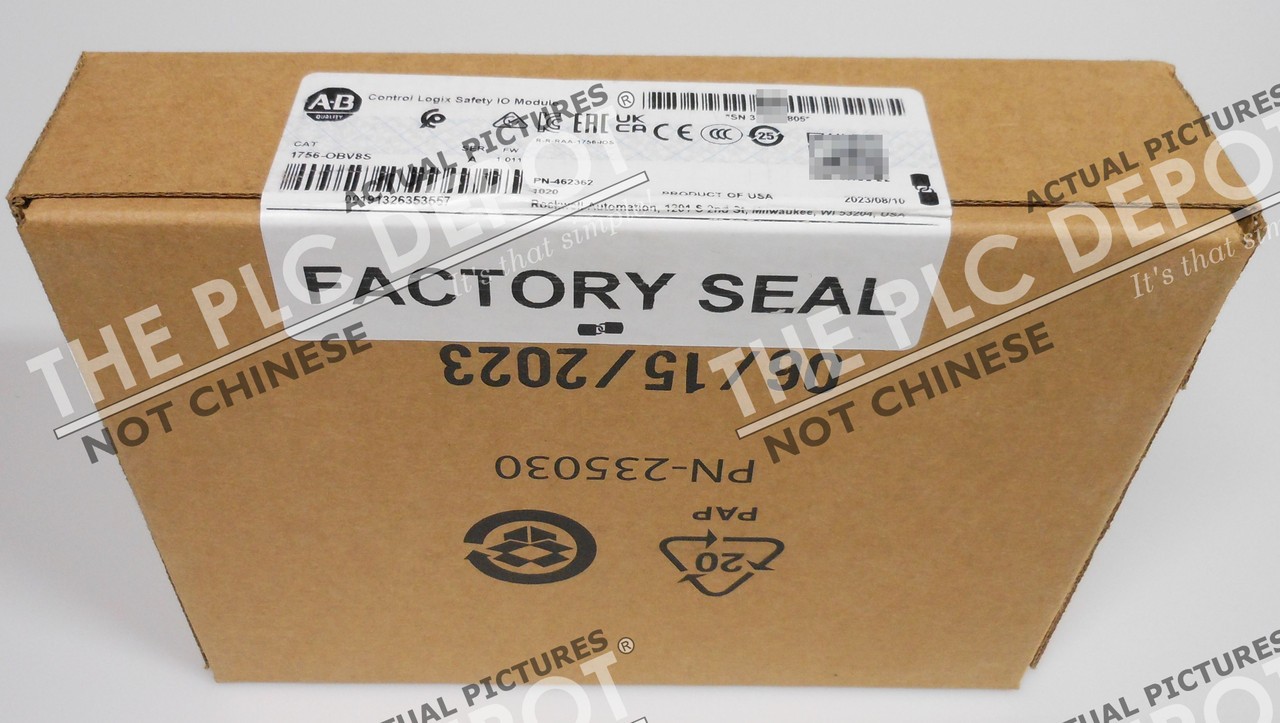 2023 SEALED Allen Bradley 1756-OBV8S ControlLogix Safety I/O Module #QTY