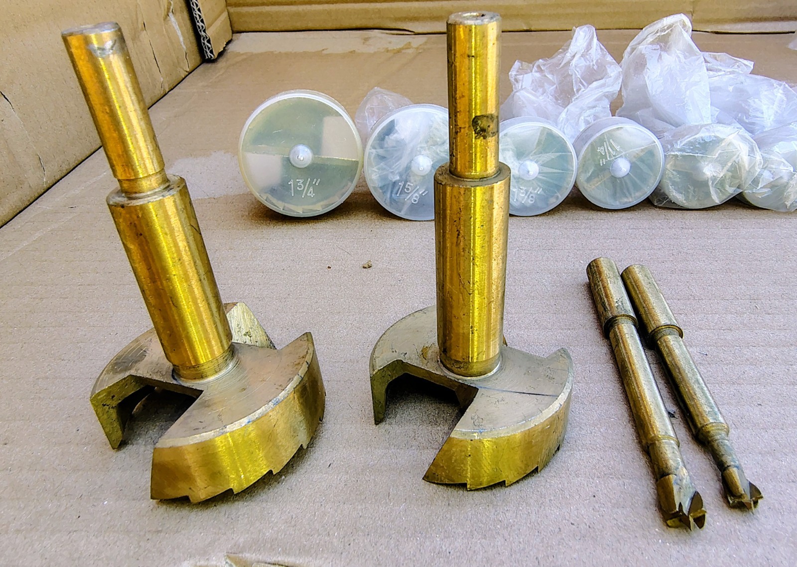 Forstner 19 PC Bit Set Excellent Condition 2″ To 1/4″ See Description For Sizes