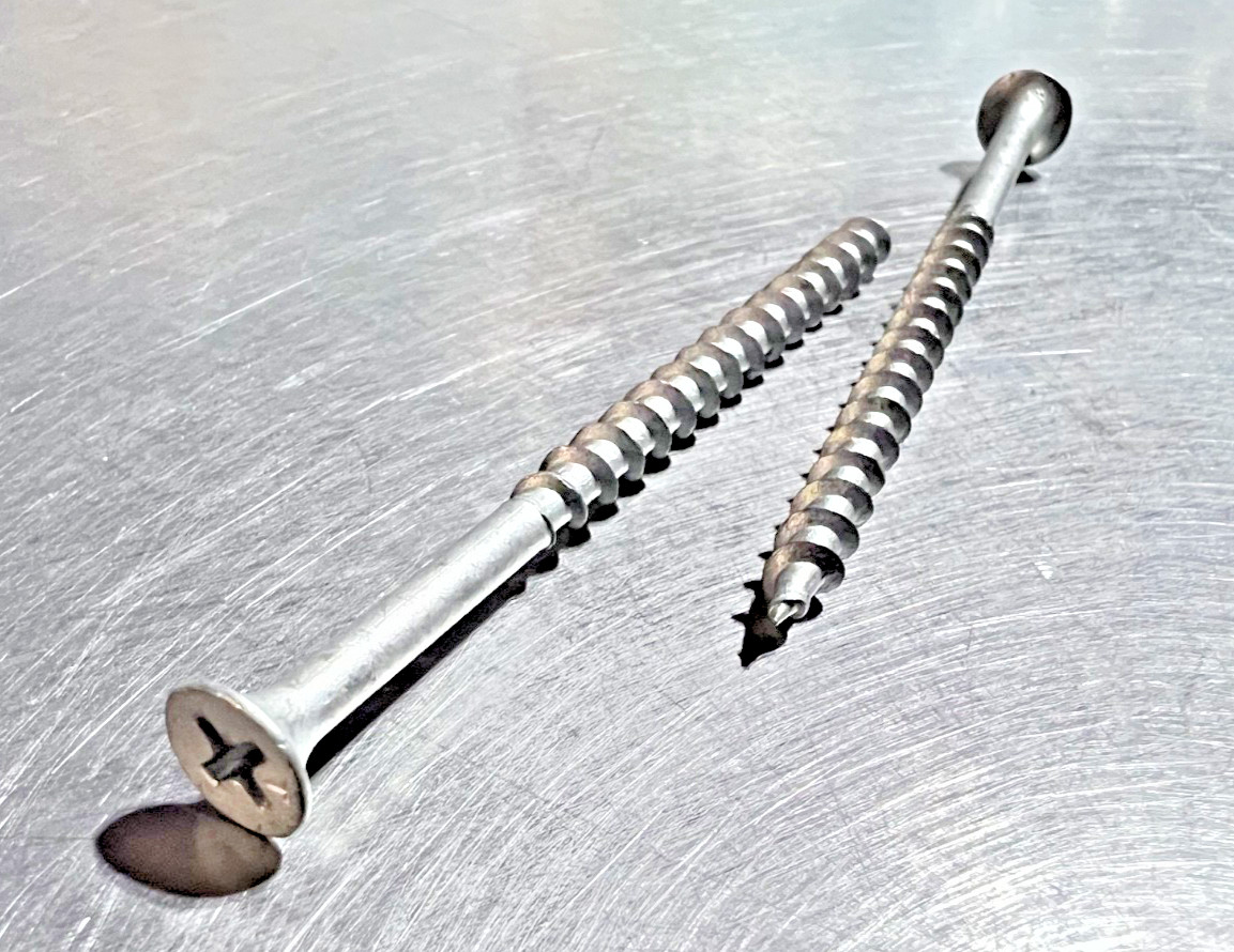 1 lb Philips Drywall Screws 8 X 3 In Zinc Sharp Coarse Thread Bugle Head #8×3″