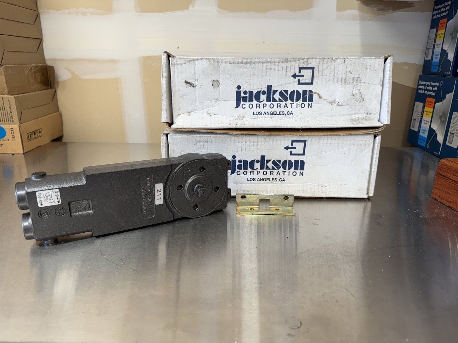 Quantity 3: Jackson Model 211, 105-NH-ADJ No Hold Door Closer Body