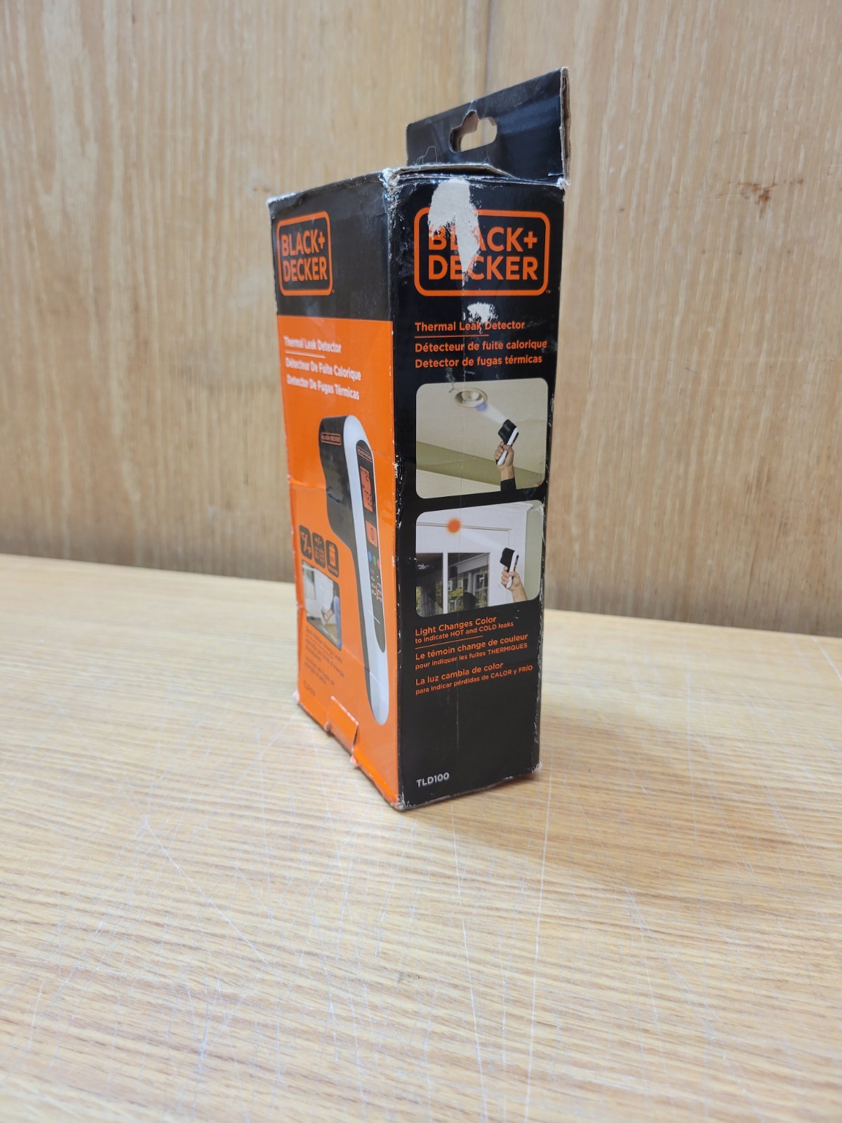 BLACK+DECKER TLD100 Thermal Leak Detector Infrared IR Tested Working w/ Box