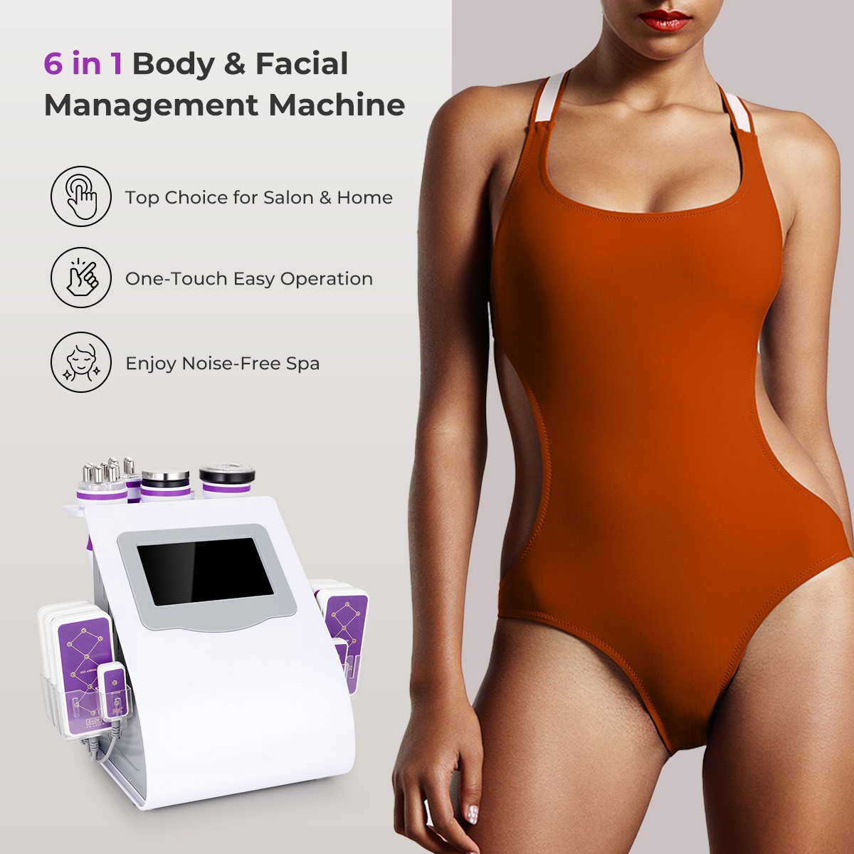 6 in 1 Beauty Machine for Body Massage Facial Skin Care Skin Lifting Lost Weig8
