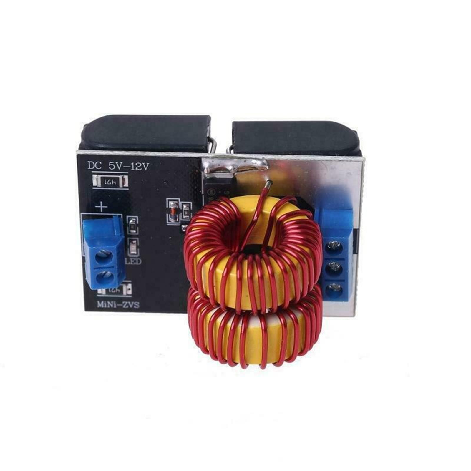 DC 5V-12V 120W Mini ZVS Induction Heating PCB Board Flyback Driver Heater Coil