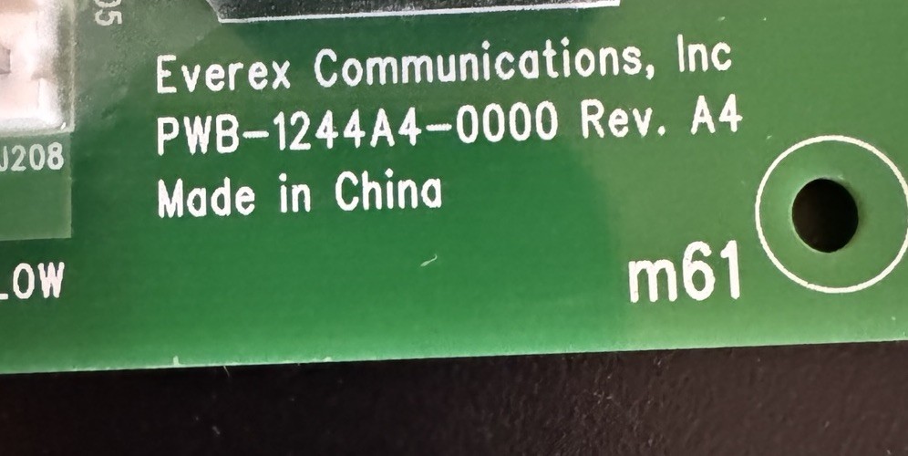 Amana PCBCP132 Circuit Control Board 40-1129Q-A35 PWB-1244A4-0000. Tested.