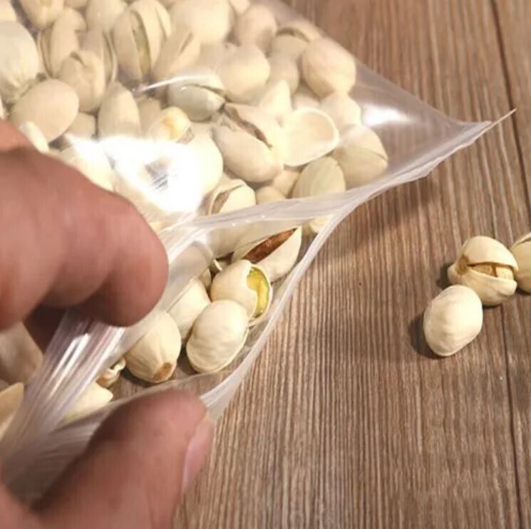 100 Pack 14×20 Inch Clear Reclosable Zipper Bag Plastic Poly Zip Lock Bags 2Mil