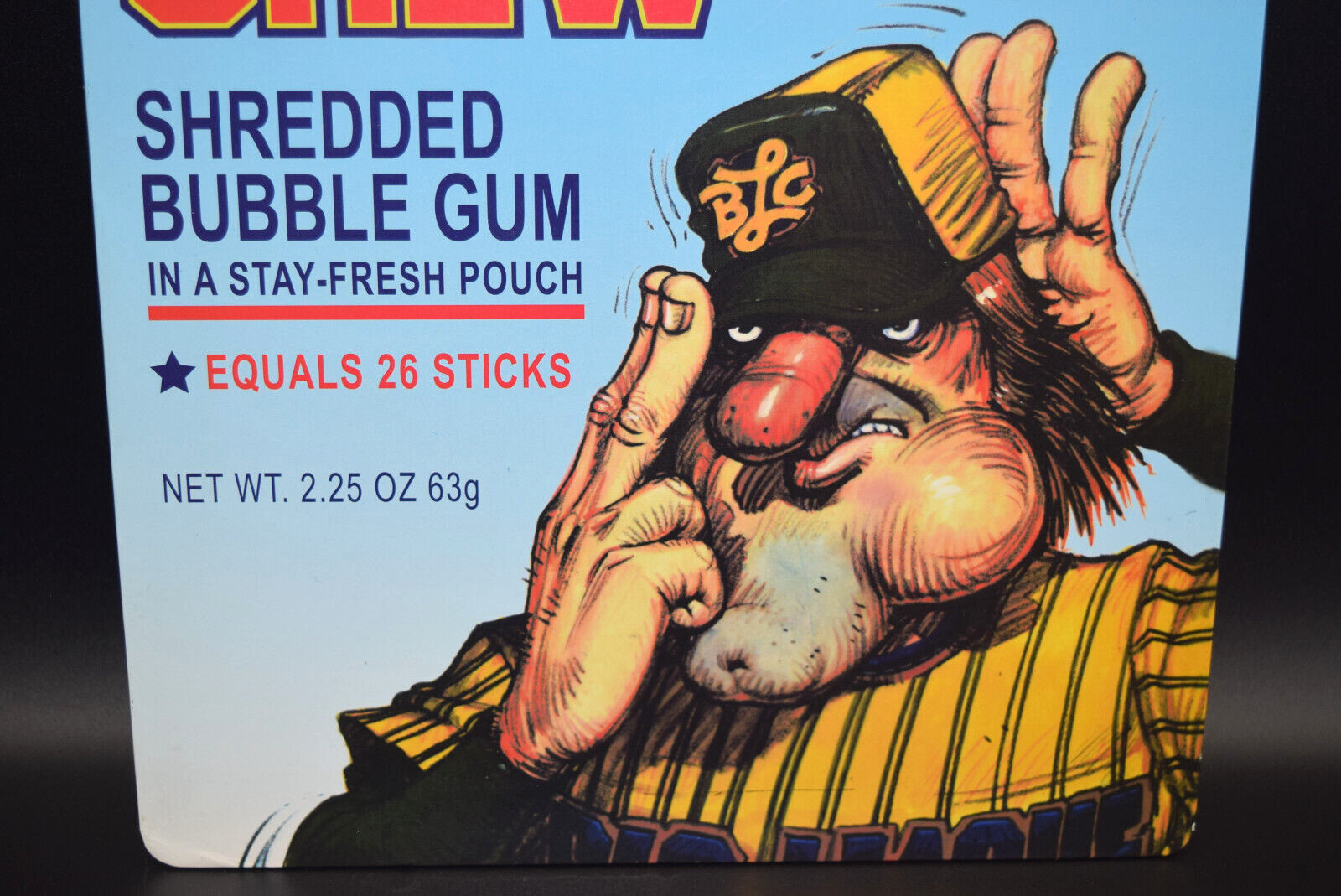 Big League Chew Clipboard 2012 Shredded Bubble Gum Wicked Cow iscream shop