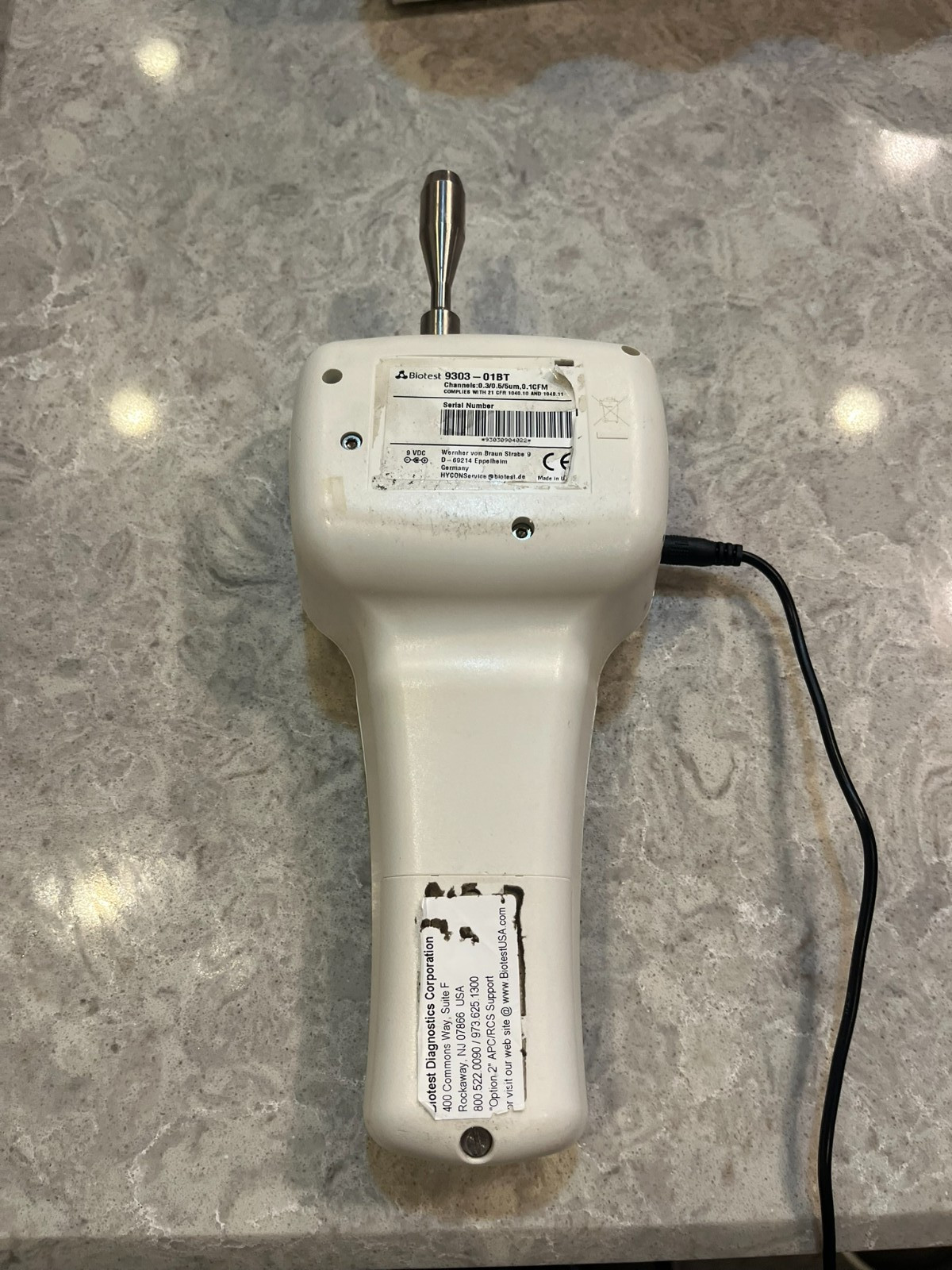 Biotest 9303-01BT APC ErgoTouch Particle Counter + charger 60 days warranty