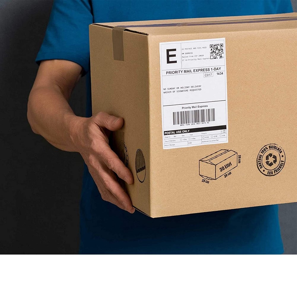 1000 Premium 8.5″ X 5.5″ Half Sheet Self Adhesive Shipping Labels 2 Per Sheet