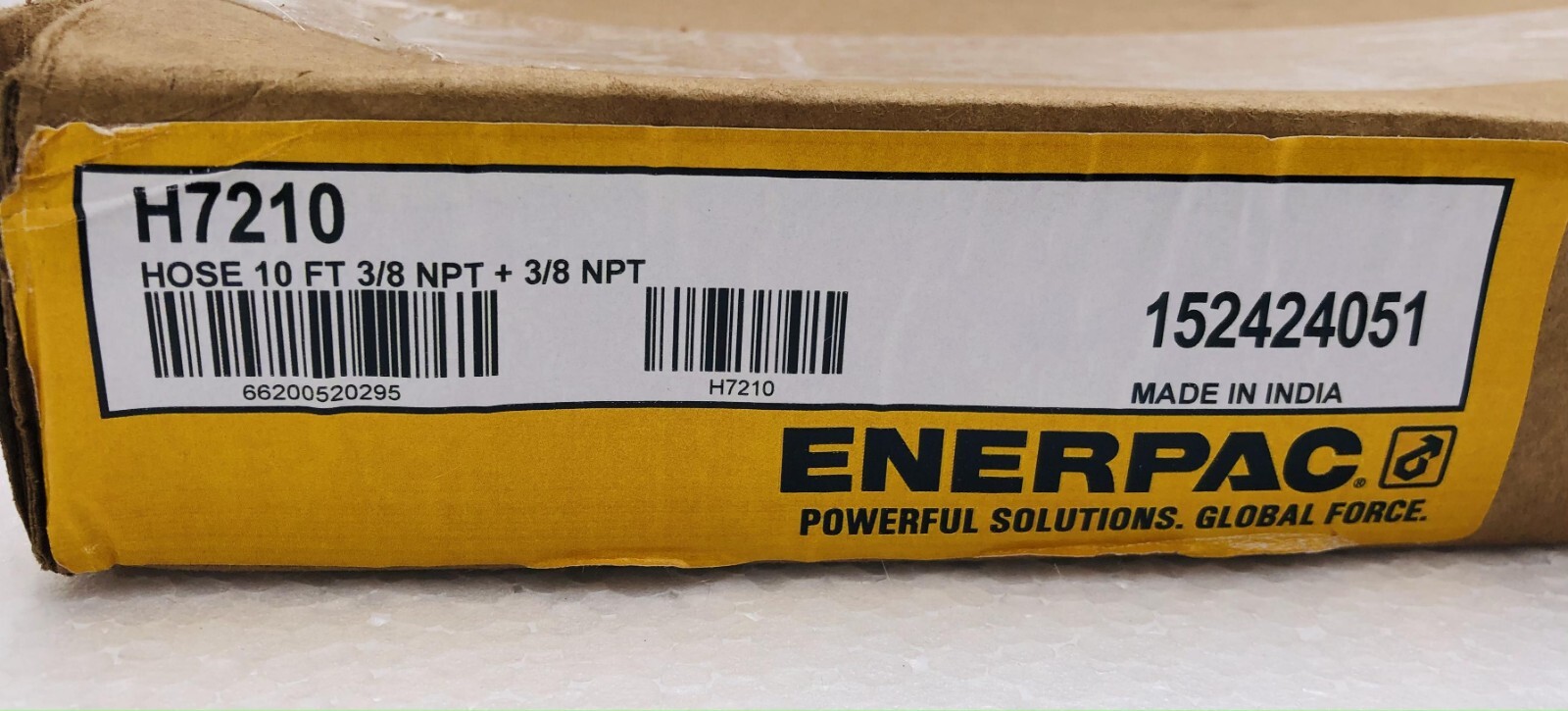 Enerpac H7210 High Pressure Hydraulic Hose 10 Ft. 3/8″ NPT 700 Bar/ 10,000 PSI