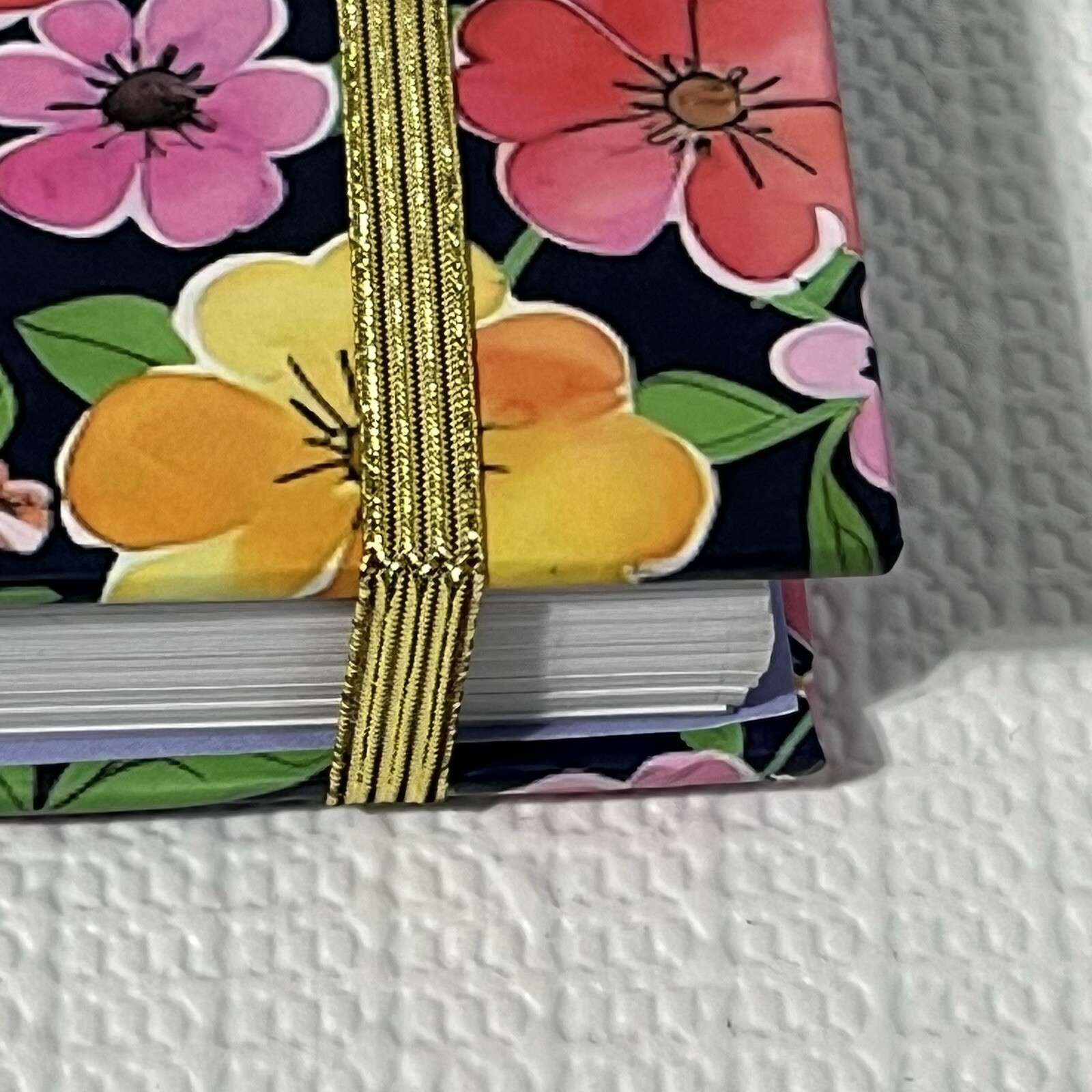 BLOOM Hardcover Spiral Notebook Journal Pen Sticker Set Colorful Lined Flowers