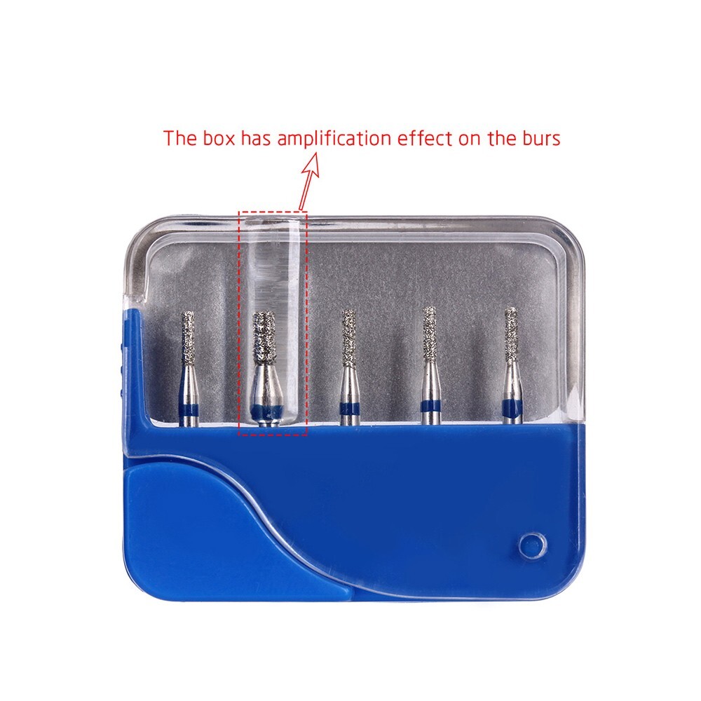 100pcs AZDENT Dental FG Diamond Burs for High Speed Handpiece Medium 1.6mm USA