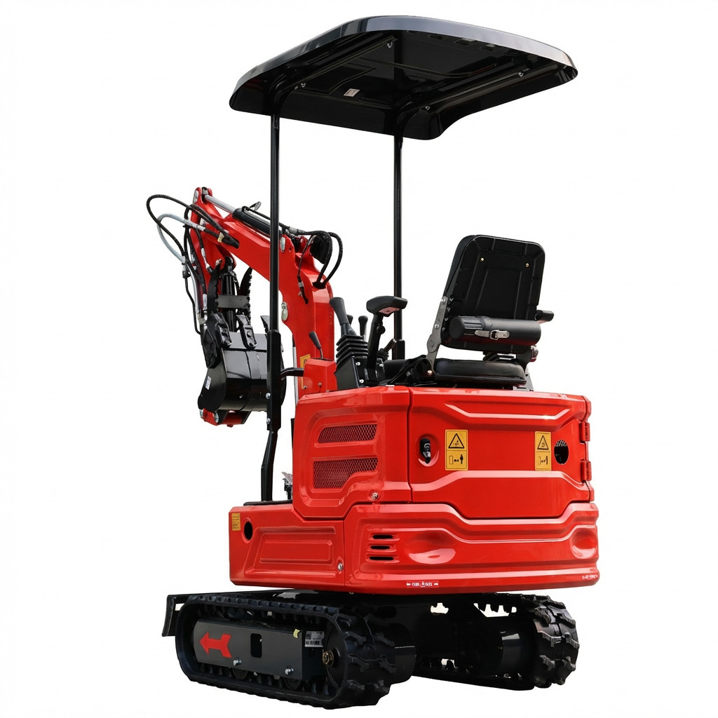 1.4Ton Mini Excavator Kubota EPA Hydraulic Thumb 5Attachments US Stock Free Ship