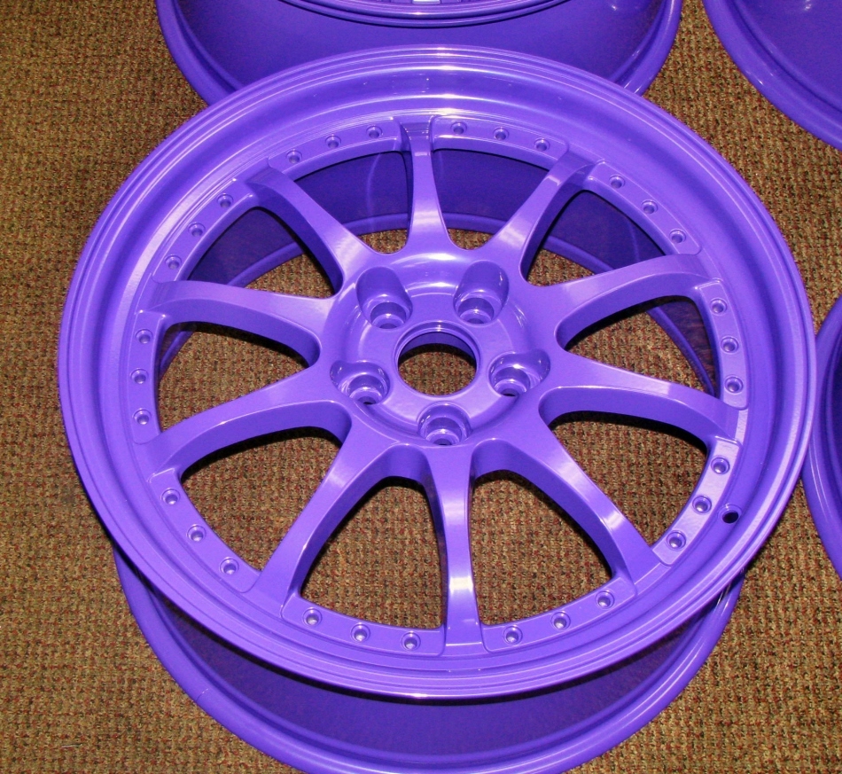 High Gloss Purple Powder Coating Paint – New 1LB