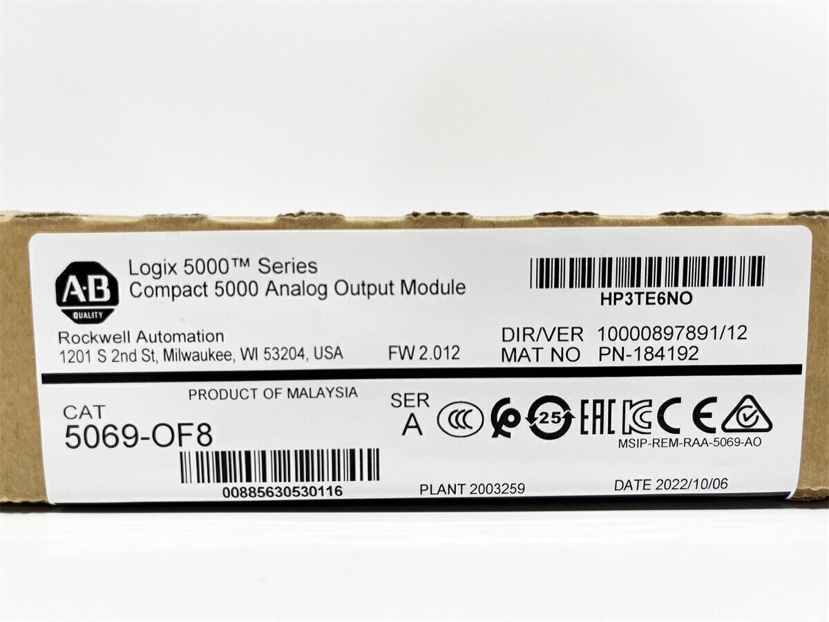 5069-OF8 New Sealed AB 5069OF8 Compact 5000 Analog Output Module