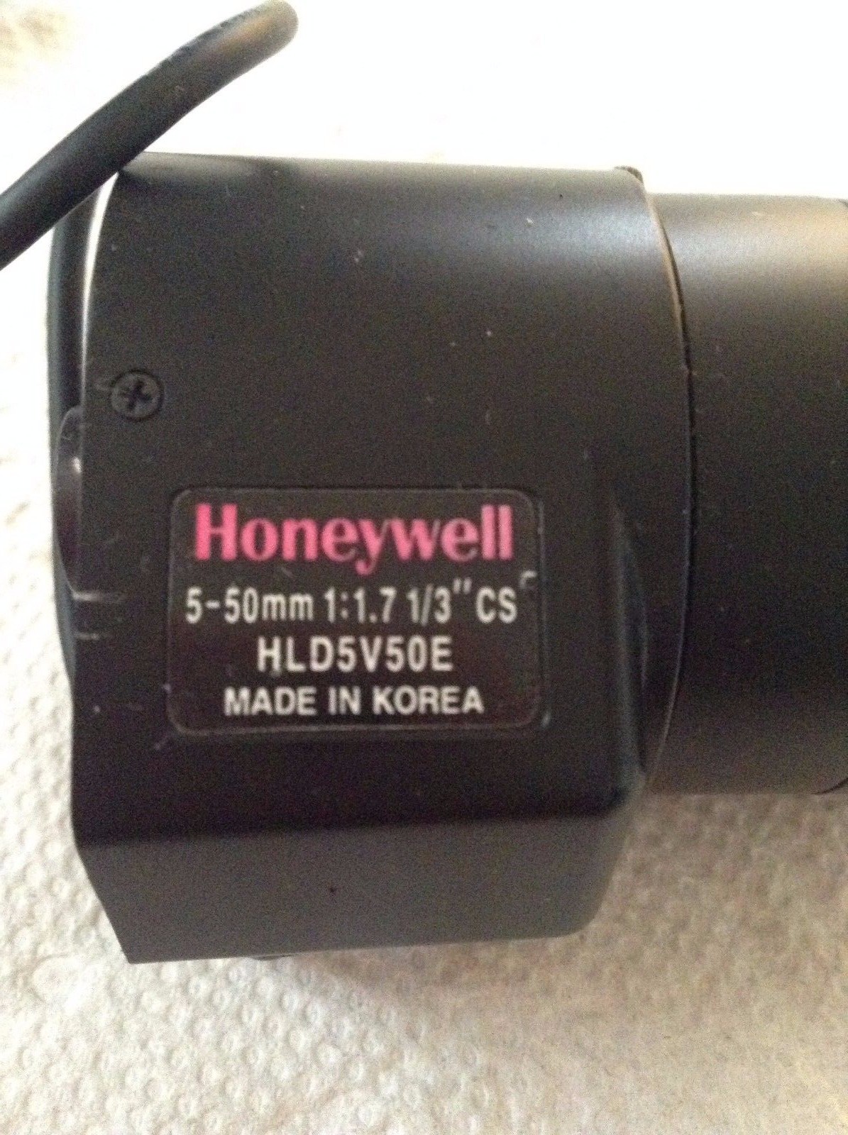 Honeywell 5-50mm 1:1.7 1/3¨ CS HLD5V50E Lens