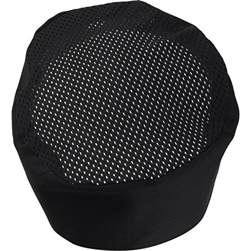 Black Chef Hat – Adjustable. One Size Fit Most.