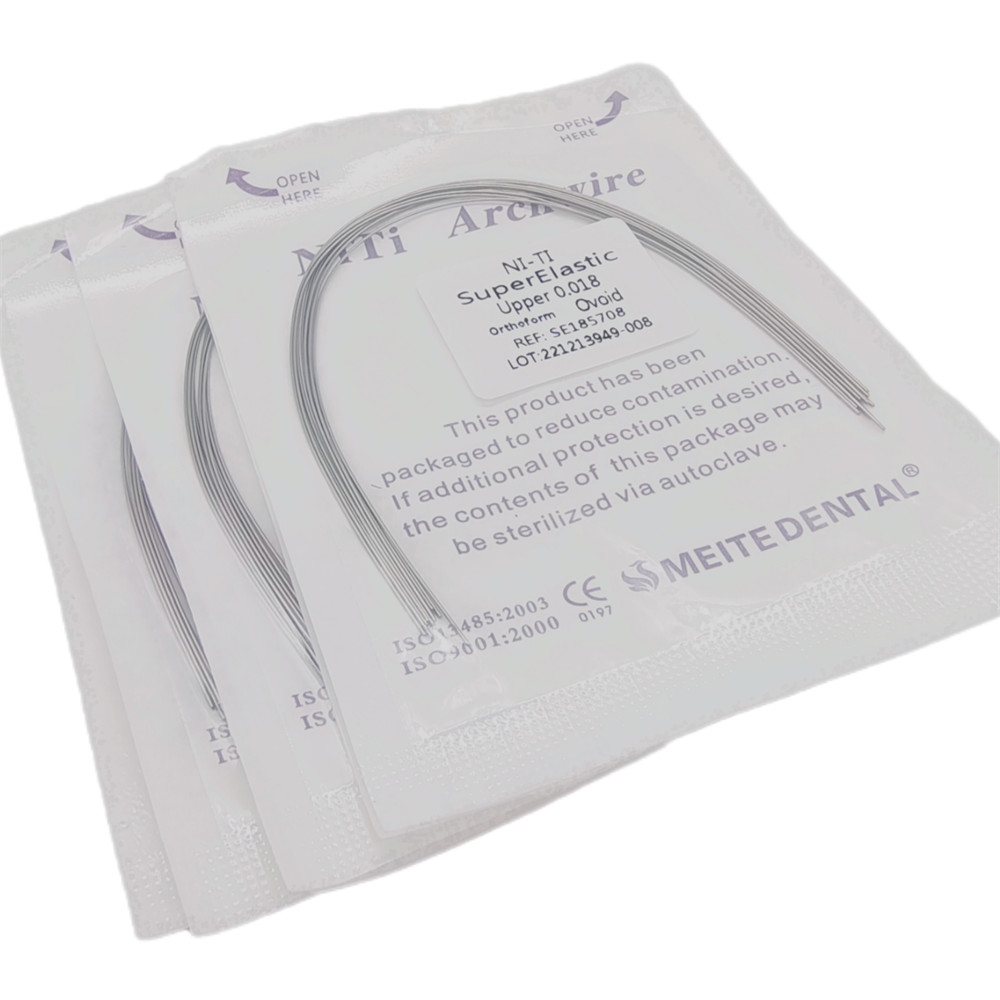 100Packs Dental Ortho Arch Wires Super Elastic Niti Round 012~020 Upper&Lower