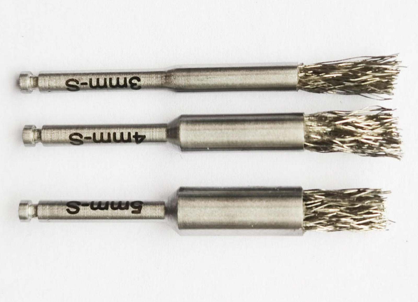 Dental Debridement Peri-Implantitis Implant Surface Threads Cleaning Brush Set 6