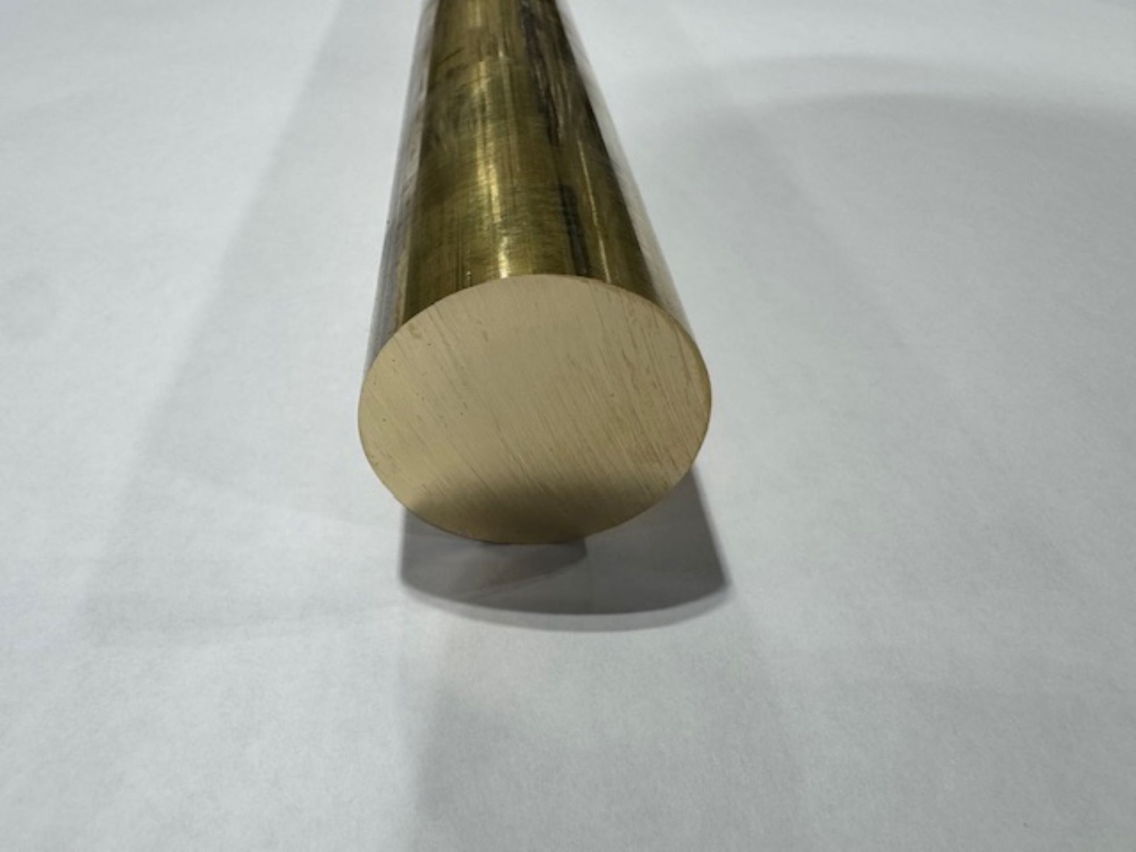 1″ Solid Brass Round Rod x 12″ Long, C360 Brass, 1.00″ Diameter Brass Rod