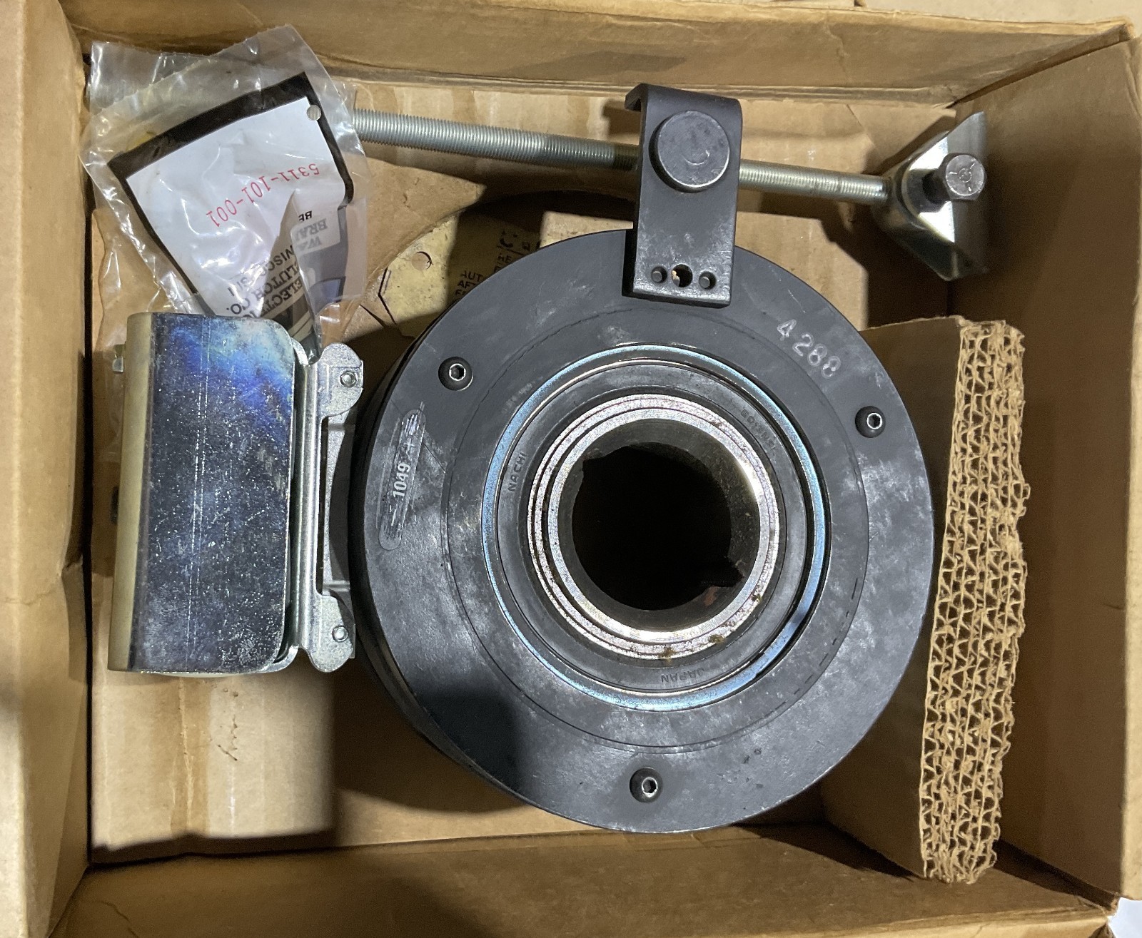 WARNER ELECTRIC BRAKE 5392-170-007 FB-650 56 ft-lb Static Torque 3600 RPM, 90 DC