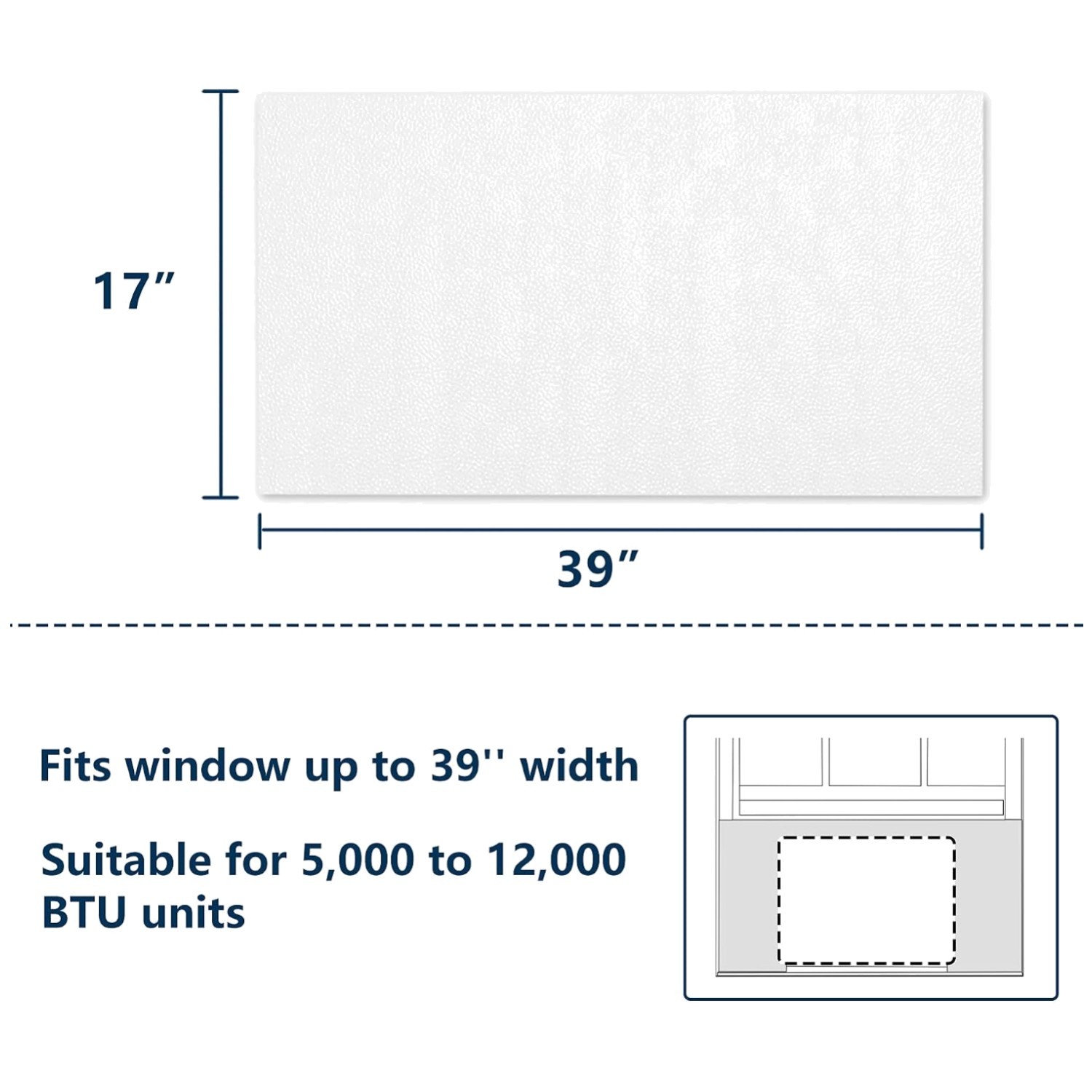 Window Air Conditioner Seal Kit – Universal Fit