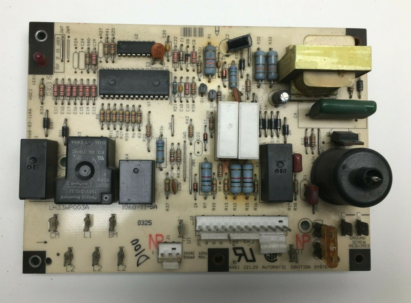 Carrier LH33WP003A Control Circuit Board 1068-11-SA used # D100