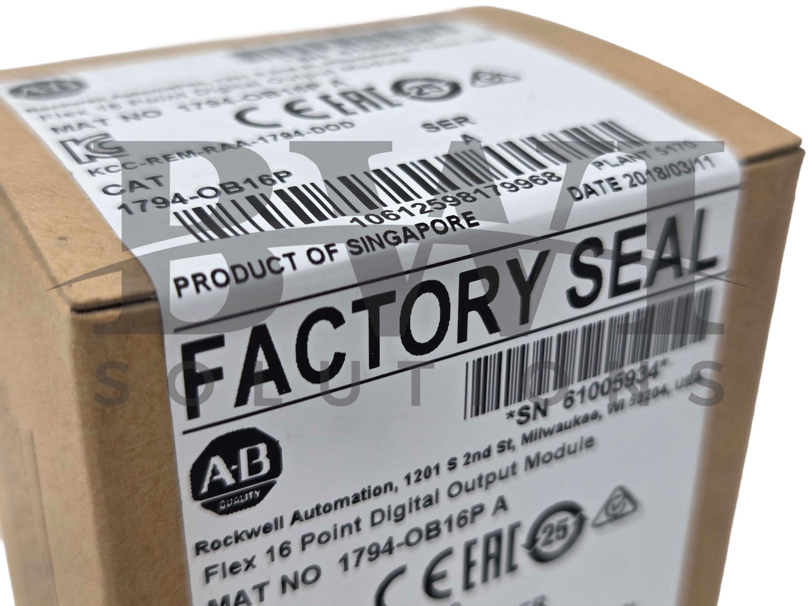 SEALED Allen Bradley 1794-OB16P /A Flex I/O 16PT Digital Output Module 1794OB16P