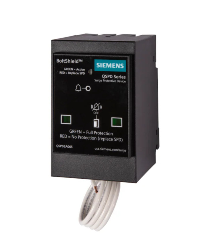SIEMENS BoltShield 120/240V 65KA AC Home Surge Protection Device QSPD2A065P