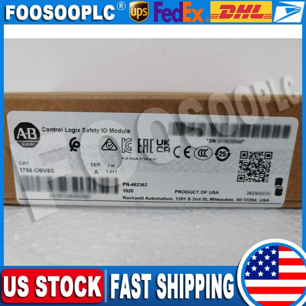New Sealed Allen Bradley 1756-OBV8S ControlLogix Safety IO Module US Free Tax
