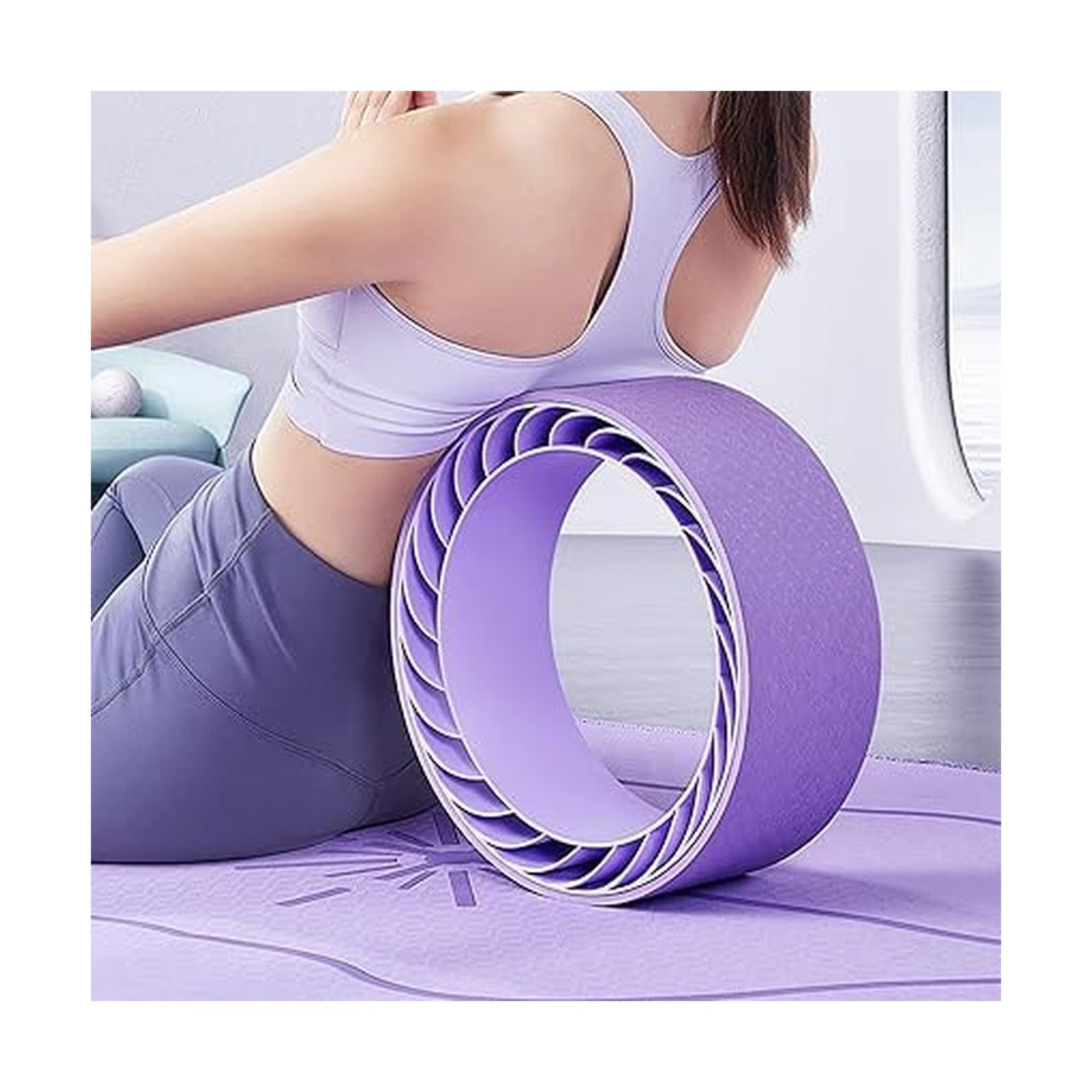 Curve magic wheel：Fit Prop Foam Padded Back Stretcher Wheel with Center S