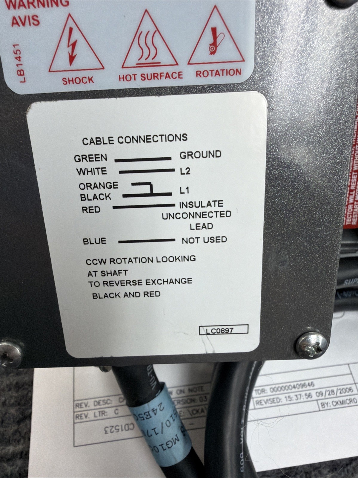 Baldor 2416c 21-24 RPM 110/120v .04hp Gear Motor cap=7mfd 60:1 TE B1006281235