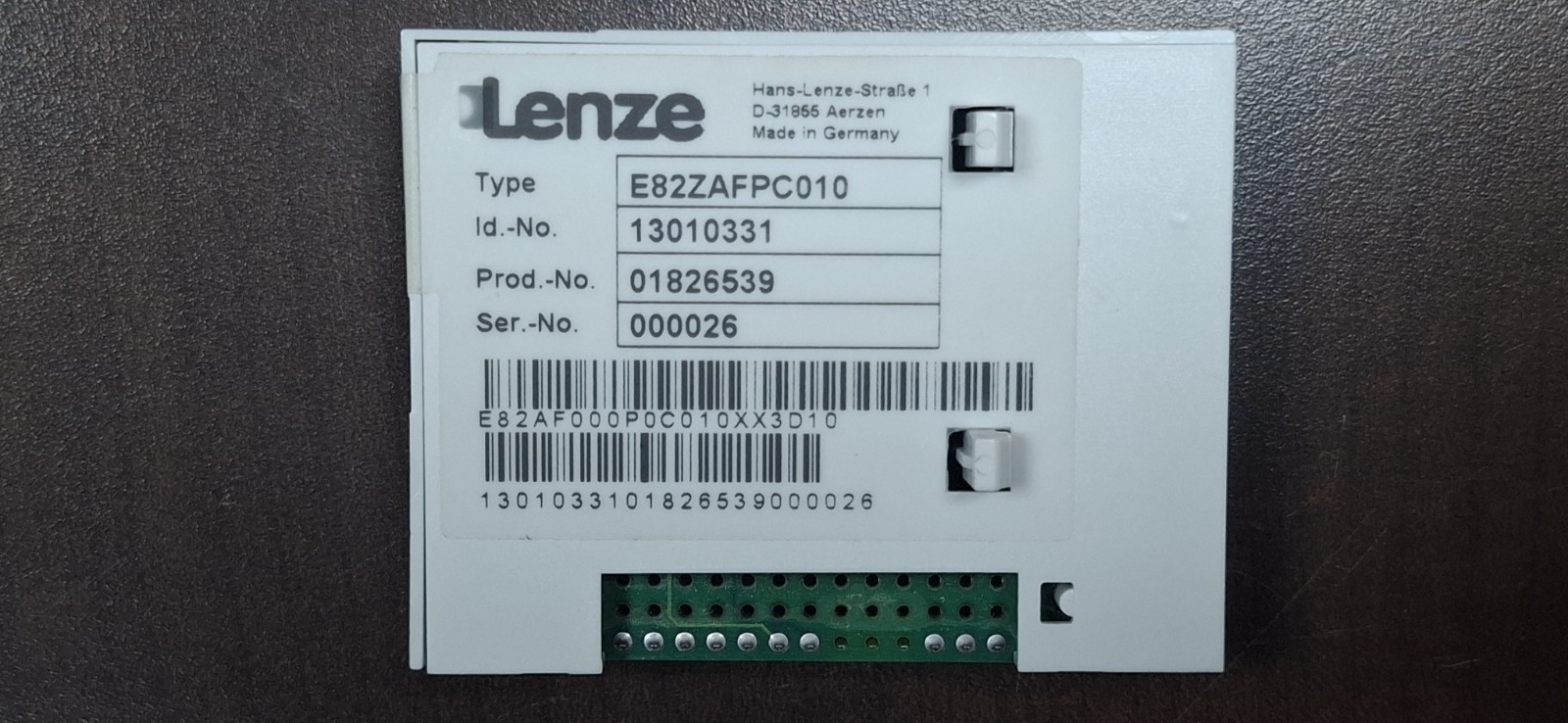 Lenze 8200 PROFIBUS PT Function I/O module Type: E82ZAFPC010 – New Open box.