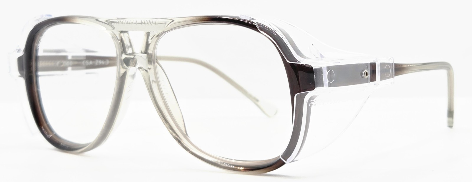 PENTAX F6000 Z87-2+ CSA Z94.3 GRAY AUTHENTIC EYEGLASSES FRAMES 55-15-145