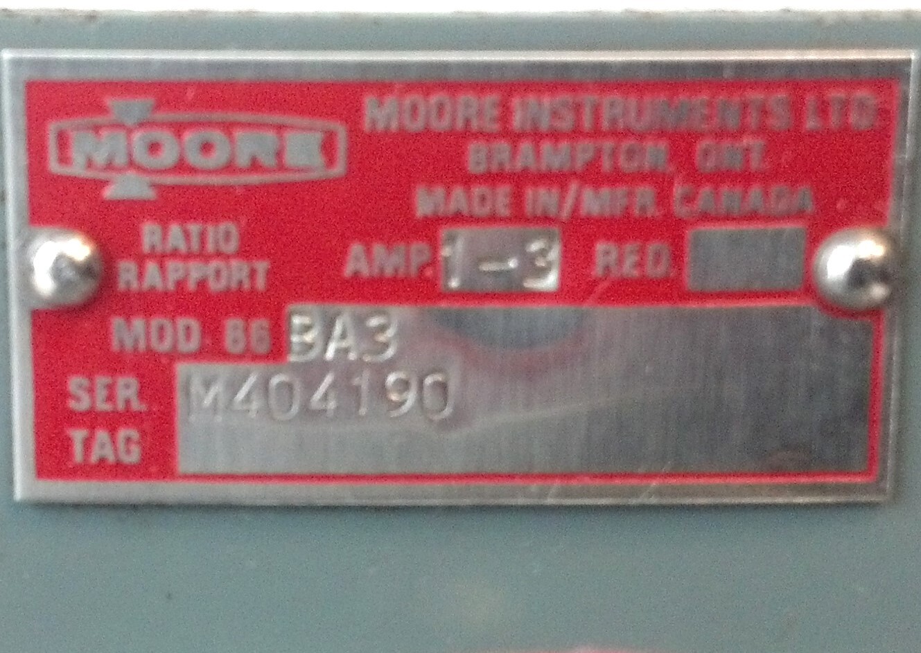 Moore 66BA3 1/4″ NPT Series 66 1:3 Amplifying Pneumatic Relay