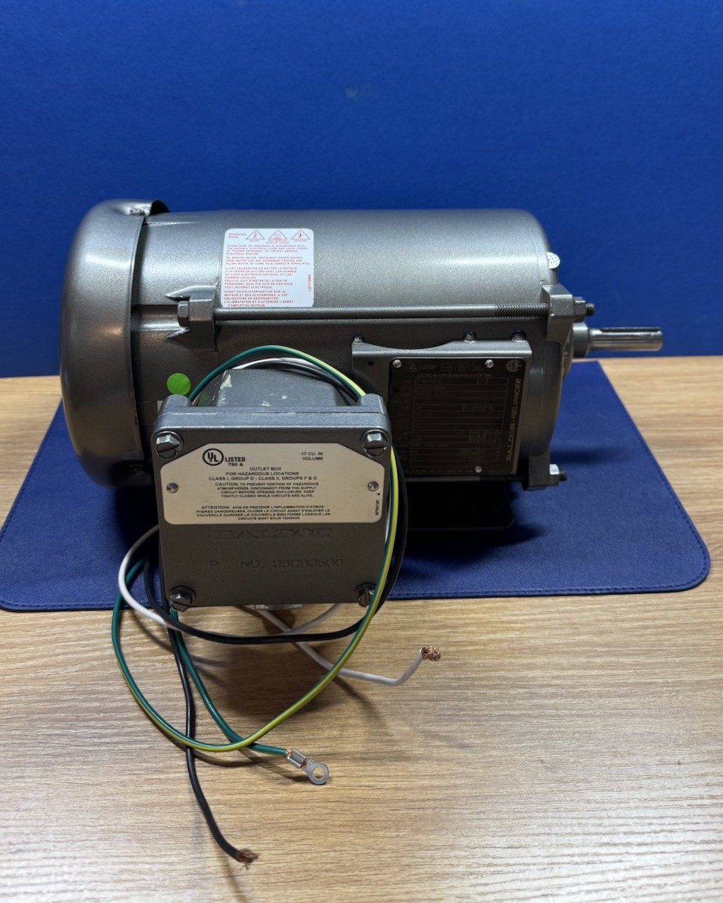 BALDOR Elec Motor BALDOR Reliance MOTOR, HP .25 115/230V, 1140RPM