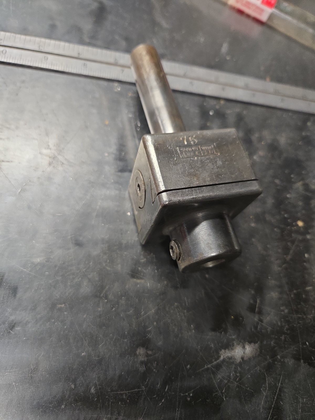 Vintage Taft-Peirce No. 75 Adjustable Boring Head Tool Holder Machinist USA