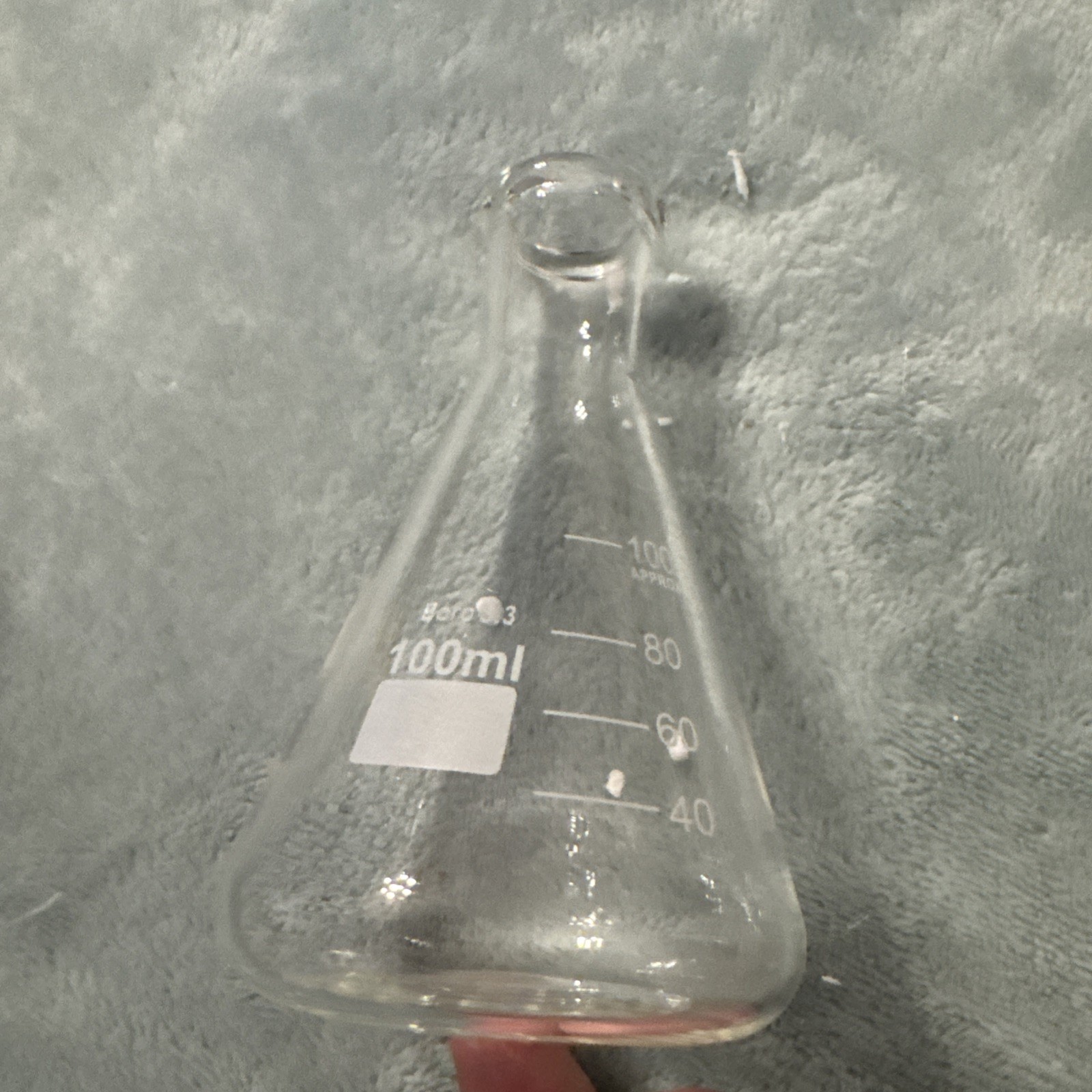 Set Of 7 Narrow Mouth Glass Erlenmeyer Flasks, 50/100/150/200/250/300/ 500 ml