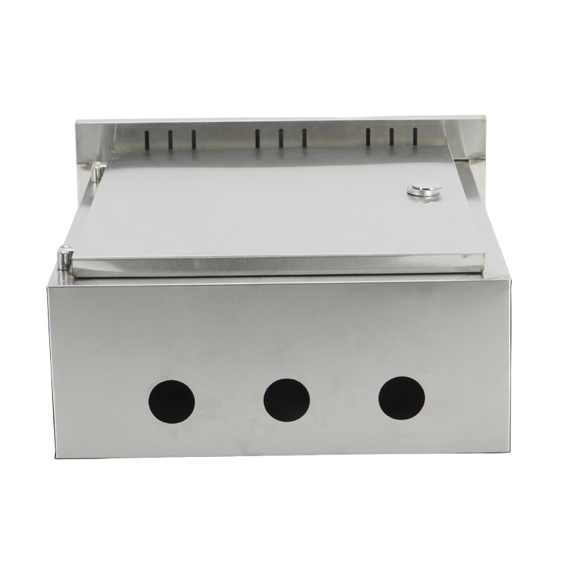 Stainless Steel Electrical Enclosure Waterproof Wall Mount Junction Box Outdoor