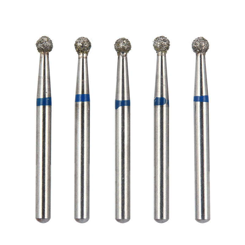 100/200pc AZDENT Dental Diamond Burs High Speed Handpiece Friction Grip 1.6mm