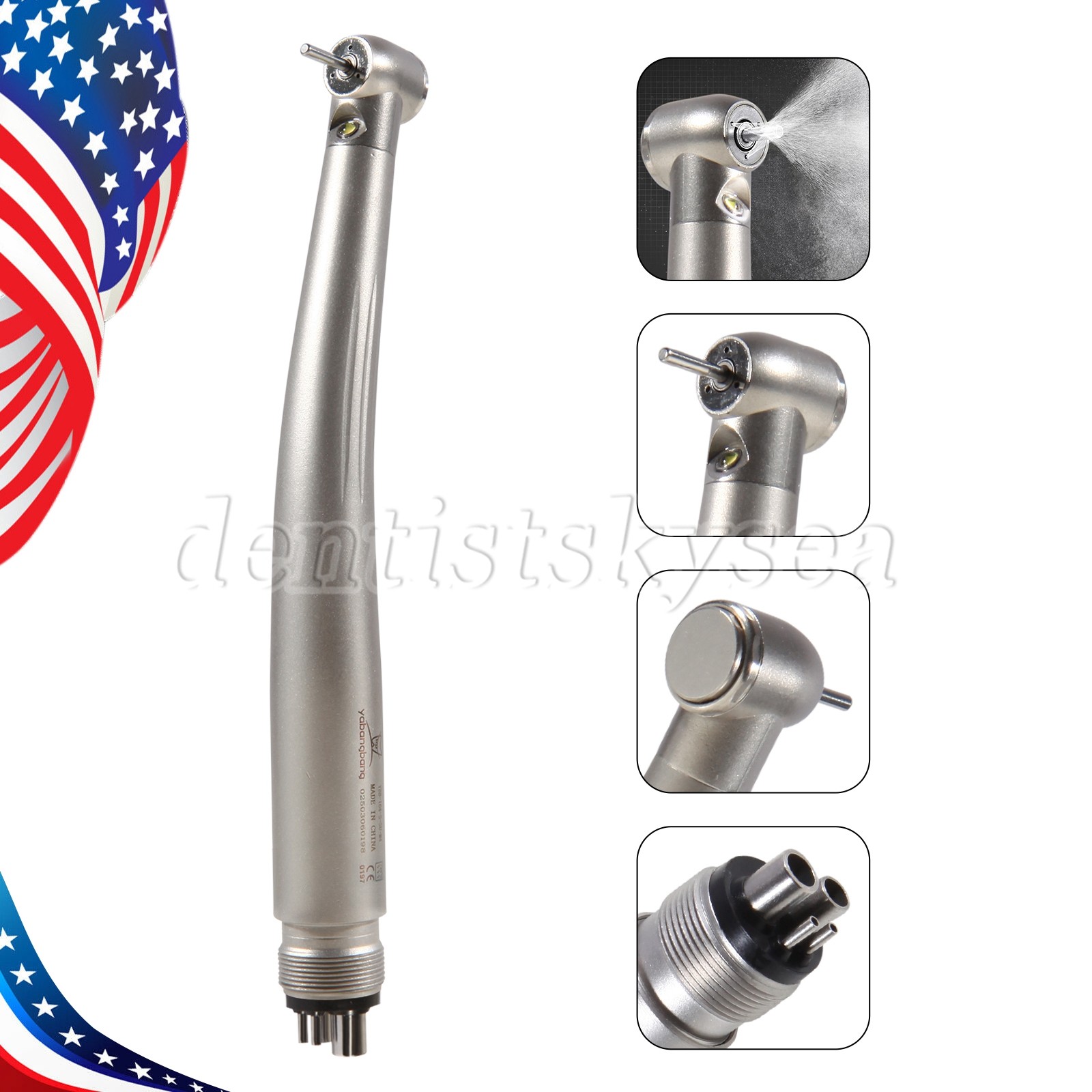 NSK Style Dental LED Fiber Optic E-generator / High Speed Handpiece 2/4Hole Y1BA