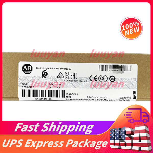Allen-Bradley 1756-OF8 ControlLogix 8 Pt Output Module Brand New Fast Ship