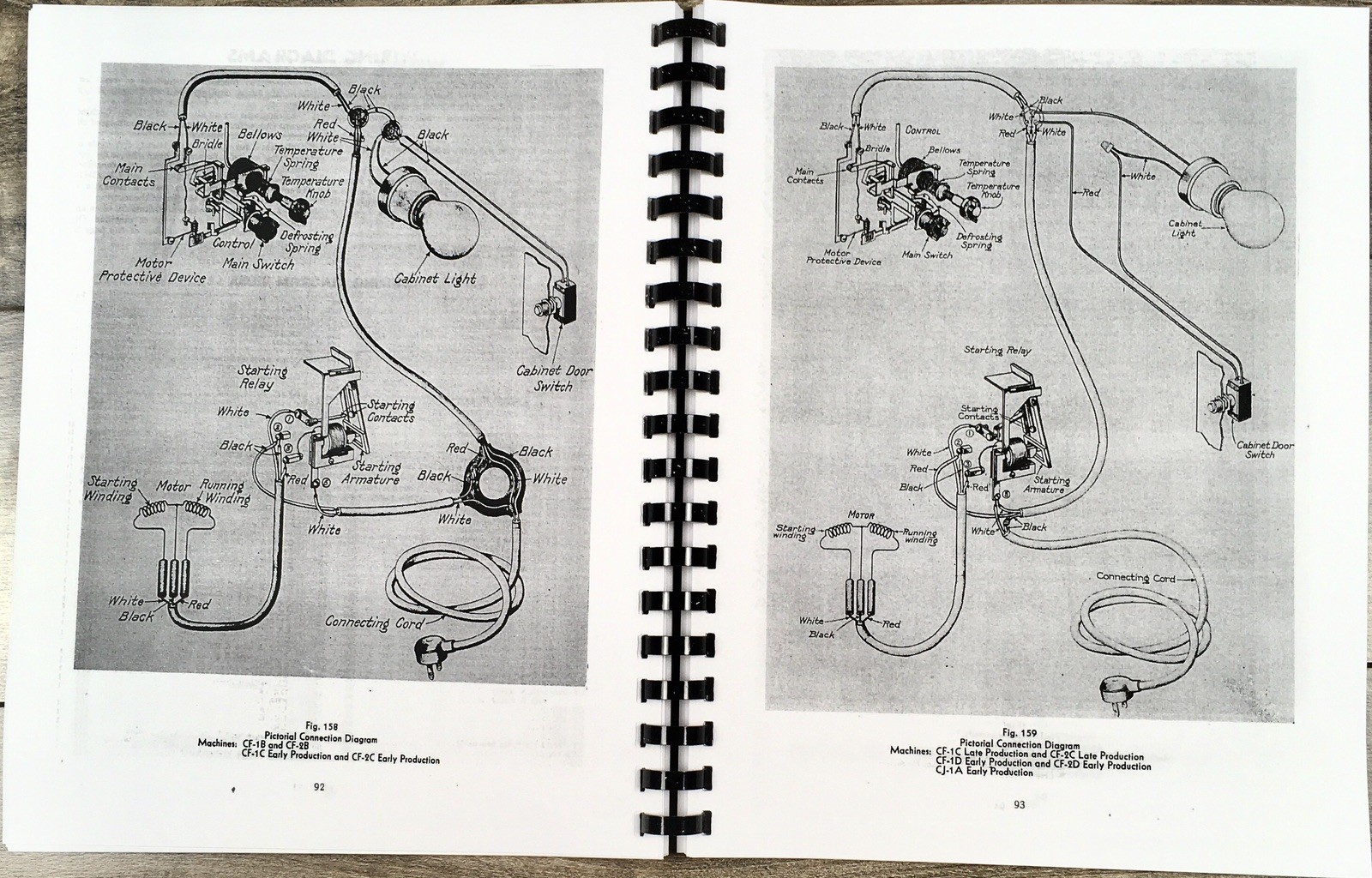 General Electric Refrigerator CE CF CG CH CJ CK DK FBA LK Service Manual Repair
