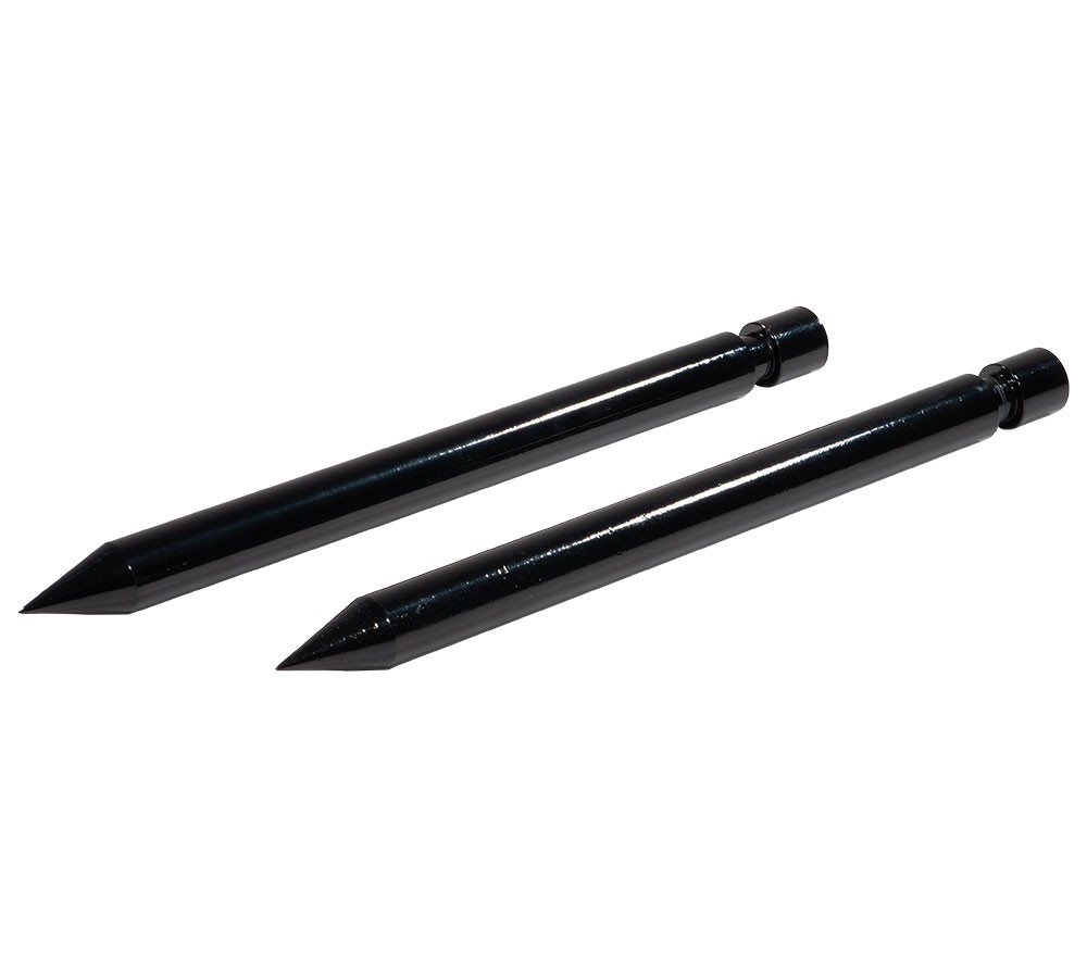 2PK 17″ Hay Bale Spear Stabilizer for Skid Steer Mount Plate for Tractor