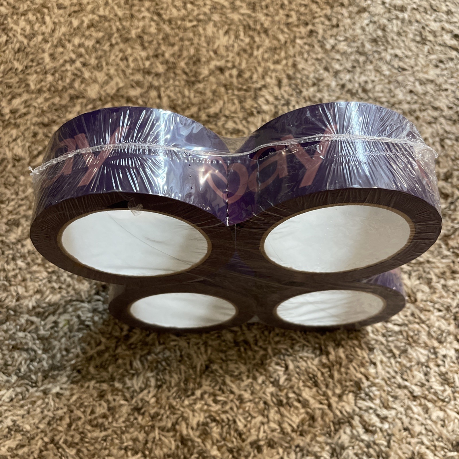 4 Rolls Official eBay Brand Logo Packing Packaging Tape Shipping 2″ x 75 yards