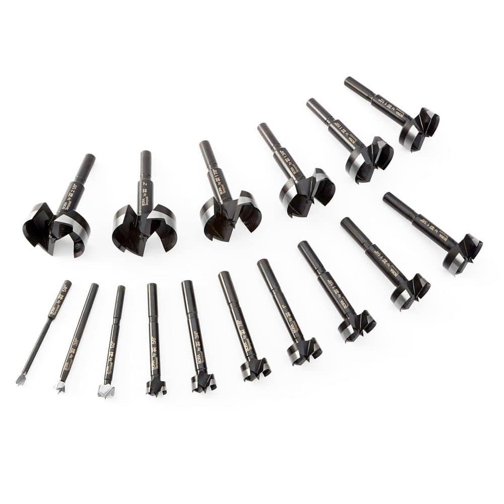 BORA Tempest Forstner Drill Bit Set -1/4″ to 2-1/8″ – Precision Bits by Fisch