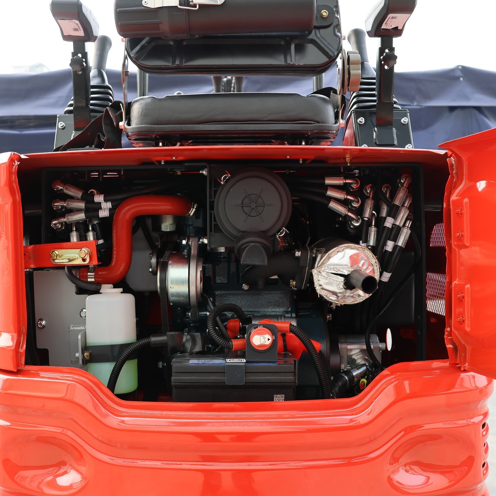 FREE SHIP 1.4Ton Diesel Mini Excavator Kubota Crawler Hydraulic Thumb Digger USA