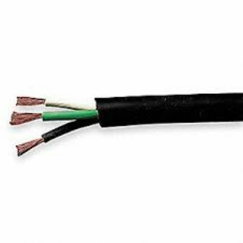 43100 4/3 Wire Cord SOOW , Rubber Coated, 4 Gauge, 3 Conductor, 600V 100′