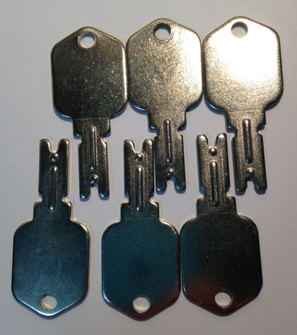 6 Forklift Ignition Keys For Gradall Gehl Hyster Komatsu Yale JLG Daewoo Hitachi