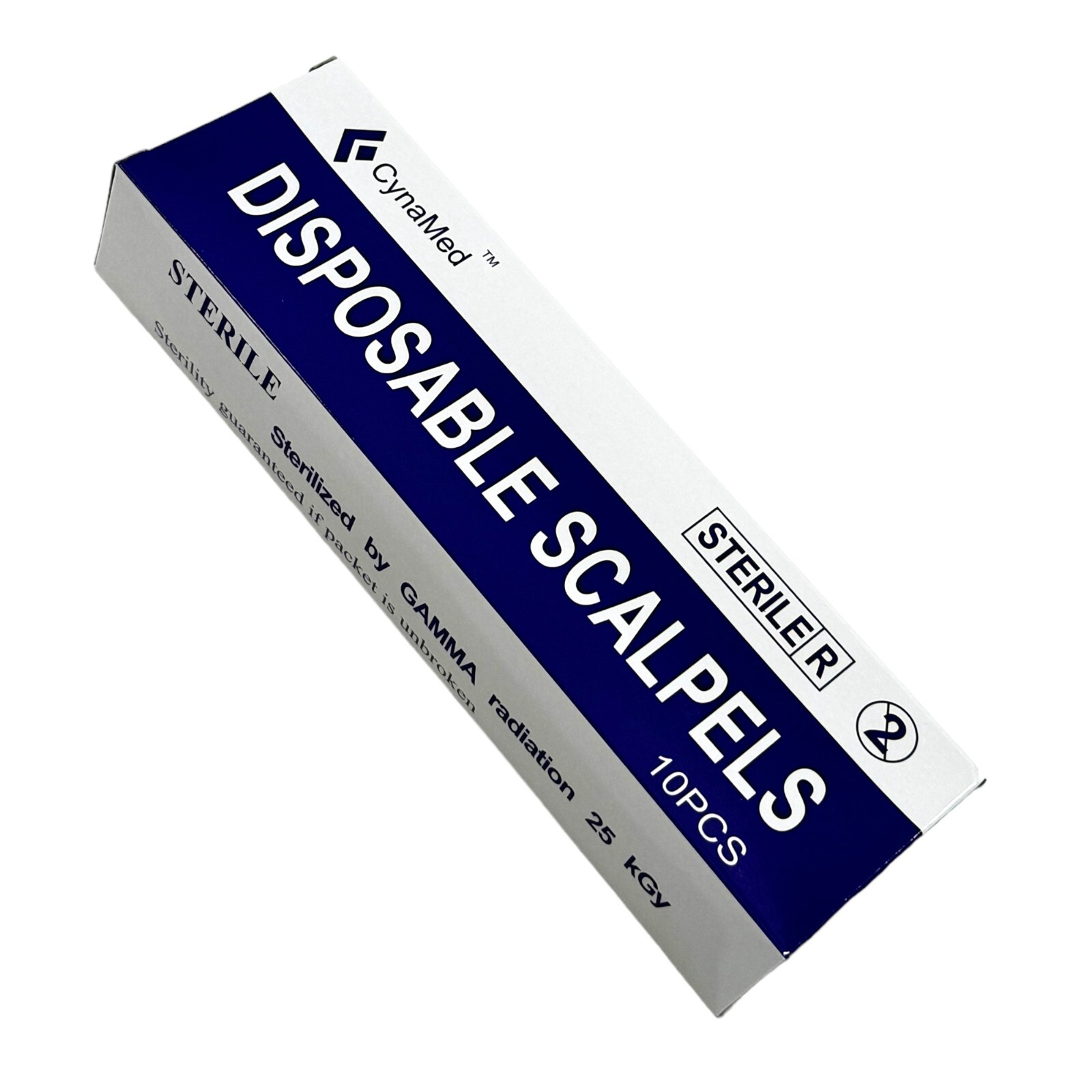 Dermaplaning, Acne Removal, Podiatry Single-Use Disposable Scalpel #22 -Sterile
