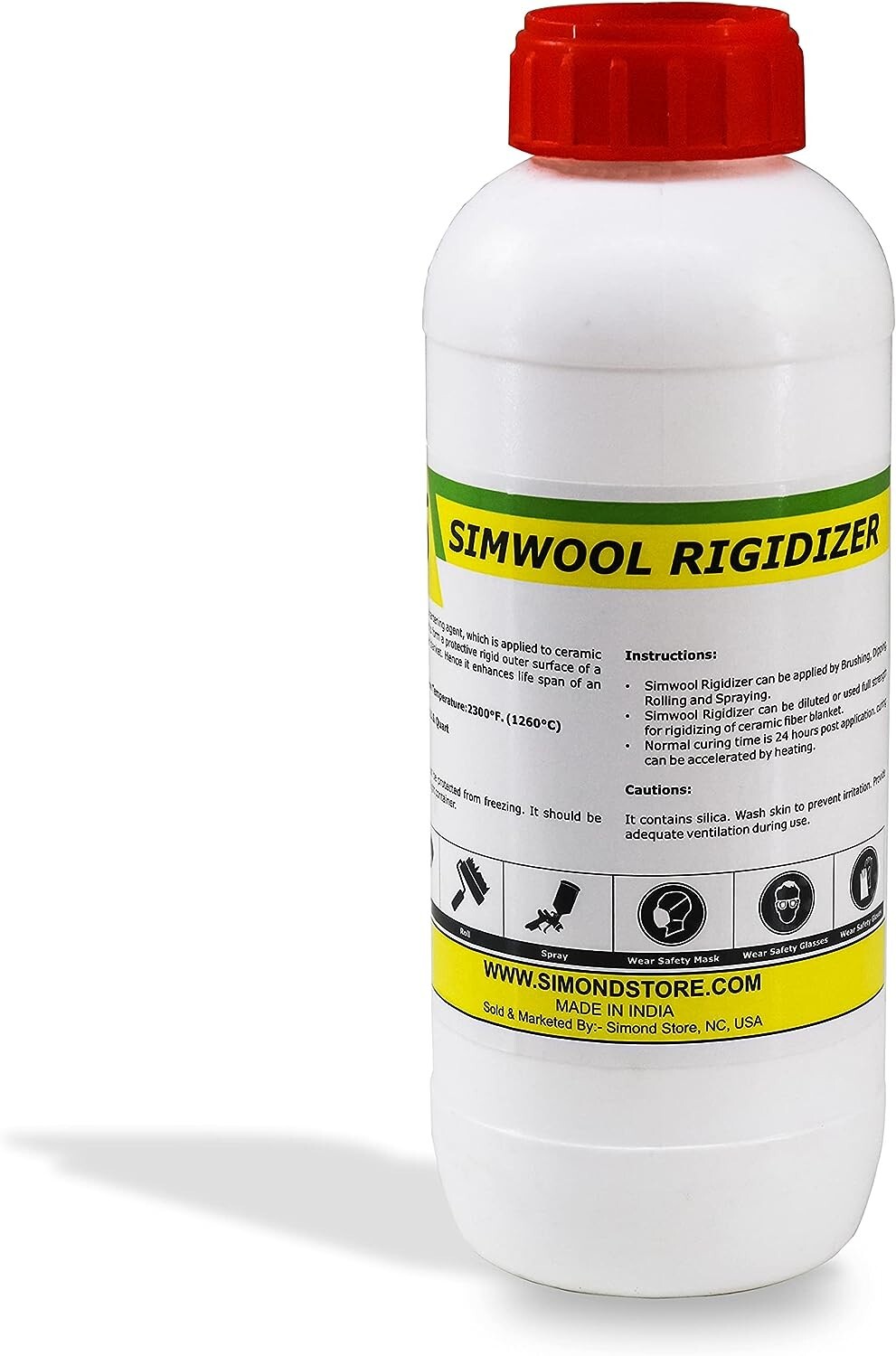 Rigidizer – Coating for Ceramic Fiber Blanket – 1 Quart, Fireproof Insulation